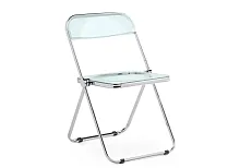 Пластиковый стул Fold складной clear gray-blue 15748 Woodville, /, ножки/металл/хром, размеры - *****