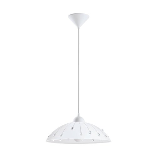 Светильник подвесной VETRO 96073 Eglo белый 1 лампа, основание белое в стиле современный 