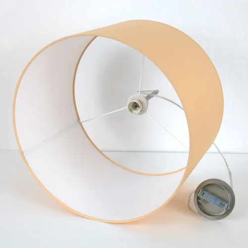 Светильник подвесной Alicen 45 LH022020 LightHall бежевый на 1 лампу, основание никель в стиле современный фото 4