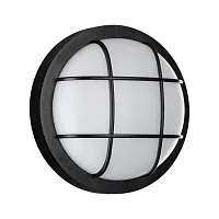 Настенно-потолочный светильник LED Opal 358919 Novotech уличный IP65 чёрный 1 лампа, плафон белый в стиле хай-тек современный LED