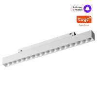 Трековый светильник LED DIMM Flum 359634 Novotech белый для шинопроводов серии Flum белый Трековый светильник LED DIMM Flum 359634 Novotech белый для шинопроводов серии Flum белый