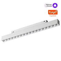 Трековый светильник LED DIMM Flum 359634 Novotech белый для шинопроводов серии Flum белый Трековый светильник LED DIMM Flum 359634 Novotech белый для шинопроводов серии Flum белый