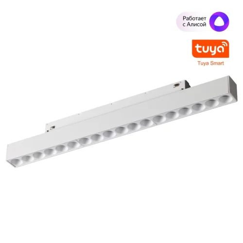 Трековый светильник LED DIMM Flum 359634 Novotech белый для шинопроводов серии Flum белый Трековый светильник LED DIMM Flum 359634 Novotech белый для шинопроводов серии Flum белый