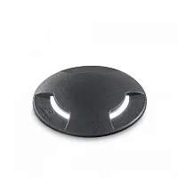 Встраиваемый светильник CECILIA PT BIG Ideal Lux уличный IP67 чёрный 1 лампа, плафон чёрный в стиле современный GX53