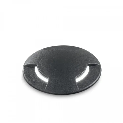 Встраиваемый светильник CECILIA PT BIG Ideal Lux уличный IP67 чёрный 1 лампа, плафон чёрный в стиле современный GX53