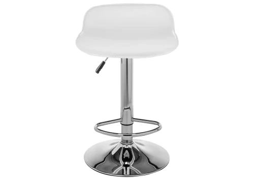 Барный стул Roxy белый 1422 Woodville, белый/искусственная кожа, ножки/металл/хром, размеры - ****430*450 фото 2