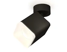Светильник накладной Techno spot XM7813022 Ambrella light чёрный 1 лампа, основание чёрное в стиле хай-тек современный квадратный