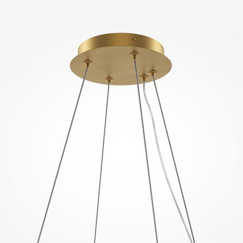 Светильник подвесной LED Trove MOD486PL-L38BSK Maytoni прозрачный на 1 лампу, основание латунь в стиле современный фото 5