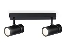 Спот с 2 лампами TA13178 Ambrella light чёрный GU10 в стиле хай-тек современный 