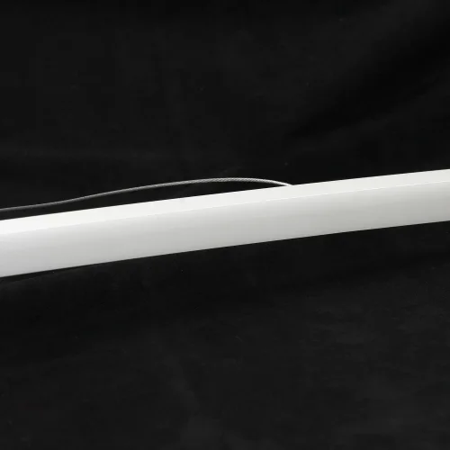 Светильник подвесной LED Bradford LSP-7452 Lussole белый на 1 лампу, основание белое в стиле хай-тек современный минимализм линейный фото 3