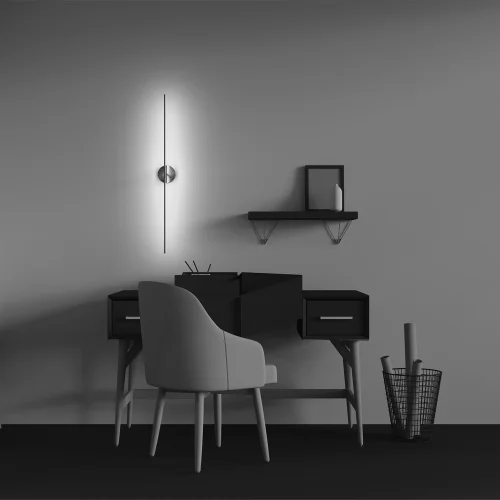 Бра LED Elegant C084WL-L12BS2.7K Maytoni латунь на 1 лампу, основание латунь в стиле современный хай-тек отражённый свет фото 6
