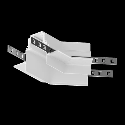 Угол-соединитель 135° встраиваемый Magnetic track system Gravity TRA010CLO-42W Maytoni белый в стиле хай-тек современный для светильников серии Magnetic track system Gravity встраиваемый gravity магнитная магнитный фото 3