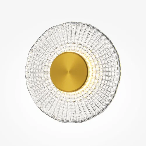 Бра LED Sparkle MOD343WL-L5BS3K2 Maytoni серый на 1 лампу, основание латунь в стиле современный хай-тек фото 8