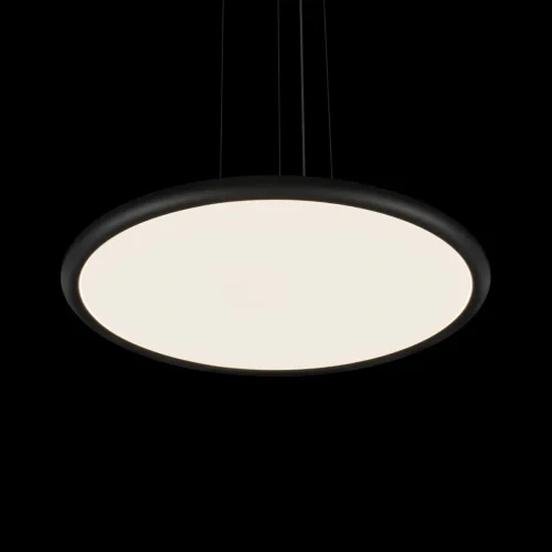 Светильник подвесной LED Sweety 10454/500P Black LOFT IT белый на 1 лампу, основание чёрное в стиле современный хай-тек круглый фото 4