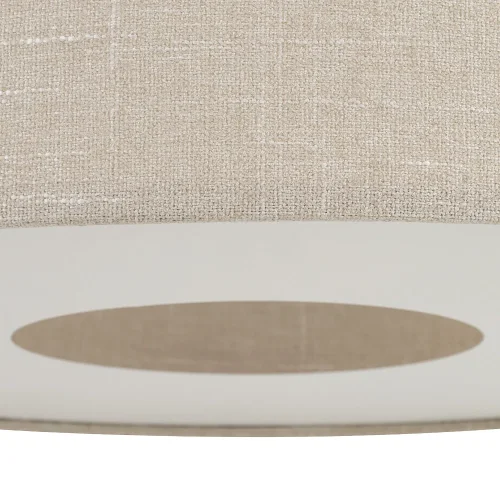 Светильник потолочный Santana M 11651-NW Nowodvorski бежевый на 1 лампу, основание золотое в стиле лофт круглый фото 5