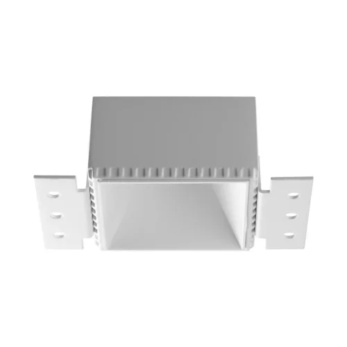 Светильник точечный Nimbus 370997 Novotech белый на 1 лампу, основание белое в стиле современный хай-тек для затирки квадратный фото 5