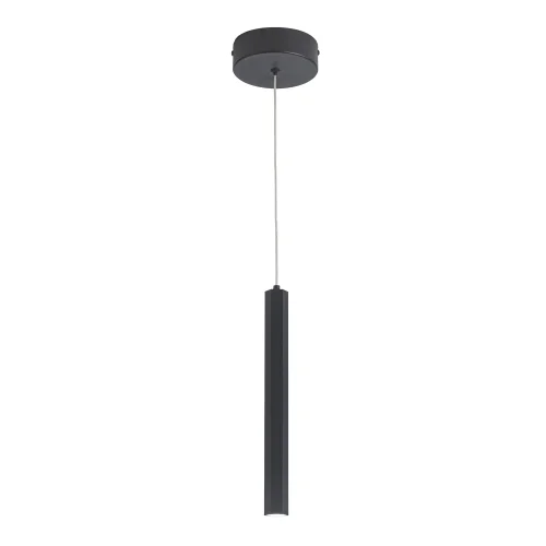 Светильник подвесной LED ST614 ST614.403.06 ST-Luce чёрный 1 лампа, основание чёрное в стиле хай-тек современный трубочки