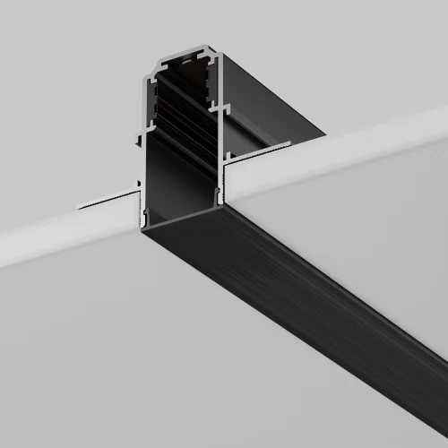 Декоративная накладка 1шт Magnetic track system Exility TRA034DO-1B Maytoni чёрный в стиле современный для светильников серии Magnetic track system Exility exility тонкая магнитная фото 2