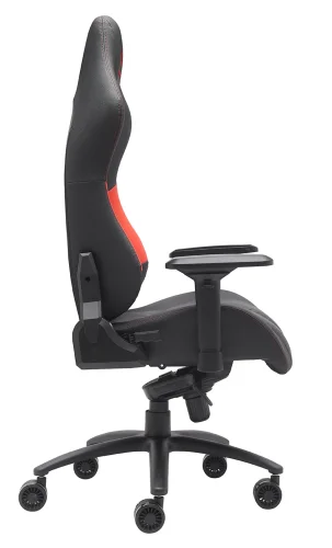 Геймерское кресло Jaguar Экокожа Красный EP Jaguar PU Red/Black Everprof, красный/экокожа, ножки//, размеры - 1290*1370***720* фото 3