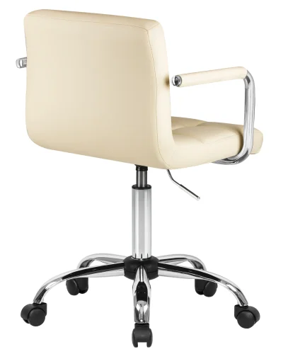 Офисное кресло набор 2 шт. SET-2 9400-LM TERRY, цвет кремовый Dobrin, /экокожа, ножки/металл/хром, размеры - 810*950***580*580 фото 5 Офисное кресло набор 2 шт. SET-2 9400-LM TERRY, цвет кремовый Dobrin, /экокожа, ножки/металл/хром, размеры - 810*950***580*580 фото 5