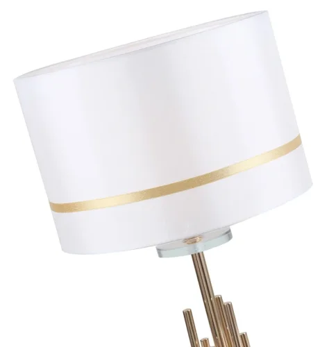 Настольная лампа Chart 1045/03/01T Stilfort белая 1 лампа, основание золотое металл в стиле современный  фото 2