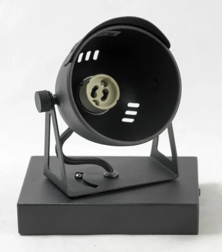 Спот с 1 лампой LSP-9505 Lussole чёрный GU10 в стиле современный  фото 2