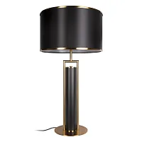 Настольная лампа Bauhaus 10286 LOFT IT чёрная 1 лампа, основание чёрное металл в стиле  