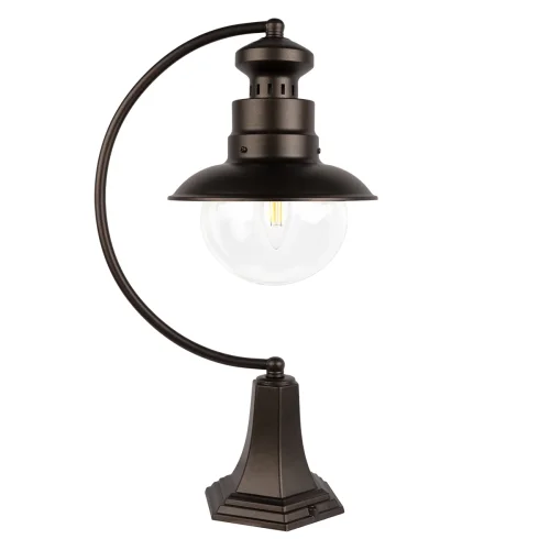 Парковый светильник Пимонт / Piemonte 100022/410 LOFT IT уличный IP55 чёрный на 1 лампу, плафон прозрачный в стиле классический E27 Парковый светильник Пимонт / Piemonte 100022/410 LOFT IT уличный IP55 чёрный на 1 лампу, плафон прозрачный в стиле классический E27