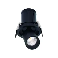 Светильник точечный LED Garda 7831 Mantra чёрный на 1 лампу, основание чёрное в стиле современный круглый