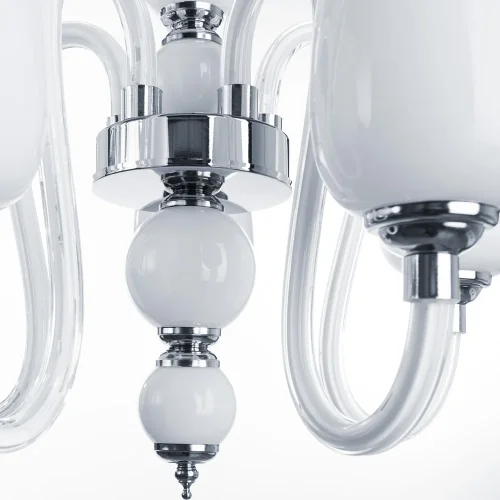 Люстра потолочная Lavinia A1404LM-5WH Arte Lamp белая на 5 ламп, основание белое в стиле современный  фото 4