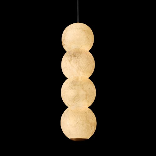 Светильник подвесной ЛЕД Бидз / Beads 10530/4P LOFT IT бежевый на 1 лампу, основание бронзовое в стиле современный фото 6