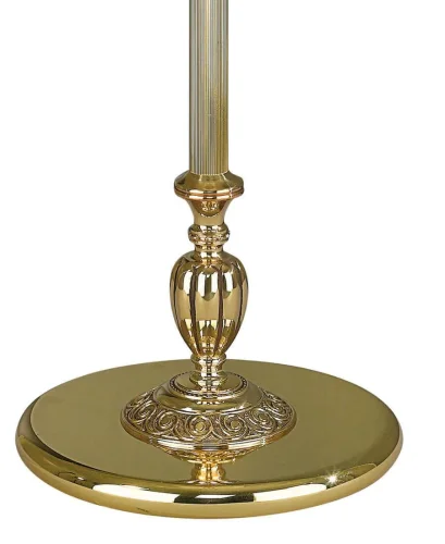 Торшер напольный  PN 7102/2 Reccagni Angelo  белый 2 лампы, основание золотое в стиле классический
 фото 3