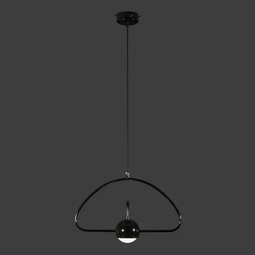 Светильник подвесной LED Nuance 8140-C LOFT IT чёрный на 1 лампу, основание чёрное в стиле лофт минимализм фото 2