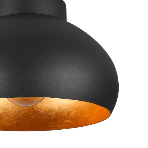 Светильник потолочный Mogano 2 900554 Eglo чёрный 1 лампа, основание чёрное в стиле современный лофт  фото 2