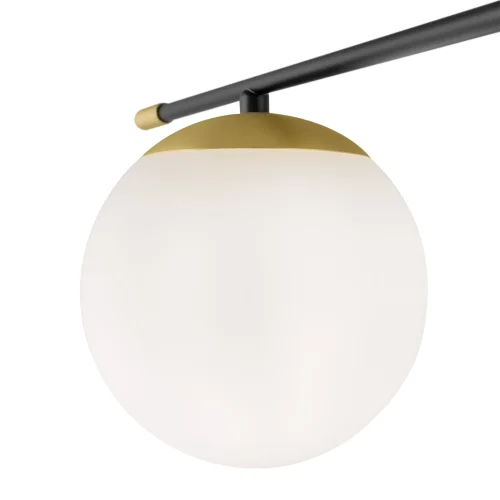 Люстра потолочная Nostalgia MOD048CL-06G Maytoni белая на 6 ламп, основание матовое золото в стиле современный шар фото 4