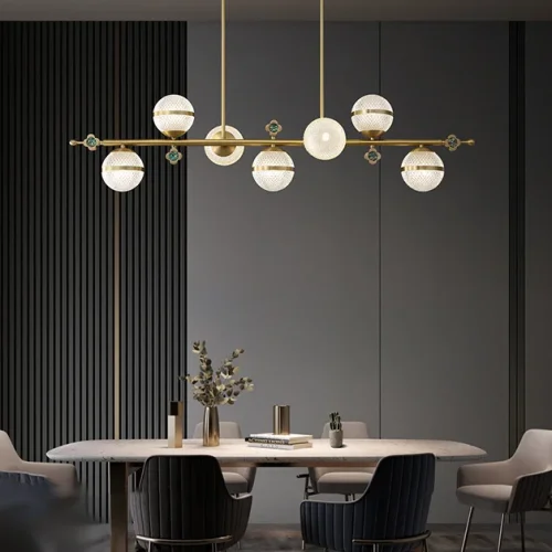 Светильник подвесной LUARA LONG L122 220415-23 ImperiumLoft прозрачный на 7 ламп, основание латунь в стиле современный фото 7 Светильник подвесной LUARA LONG L122 220415-23 ImperiumLoft прозрачный на 7 ламп, основание латунь в стиле современный фото 7