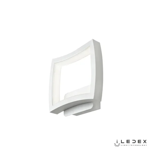 Бра LED Roomy 8196-200-B WH iLedex белый на 1 лампа, основание белое в стиле современный хай-тек квадраты фото 3