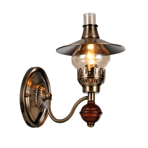 Бра Trattoria A5664AP-1AB Arte Lamp античный бронза на 1 лампа, основание античное бронза в стиле кантри 