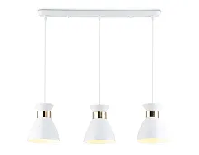 Светильник подвесной TR8466 Ambrella light белый на 3 лампы, основание белое в стиле классический 