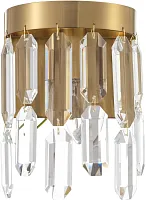 Бра David MR1972-1W MyFar прозрачный 1 лампа, основание латунь в стиле классика 
