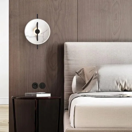 Настенный светильник DELANO 140638-26 ImperiumLoft белый на 1 лампу, основание чёрное в стиле современный фото 5 Настенный светильник DELANO 140638-26 ImperiumLoft белый на 1 лампу, основание чёрное в стиле современный фото 5