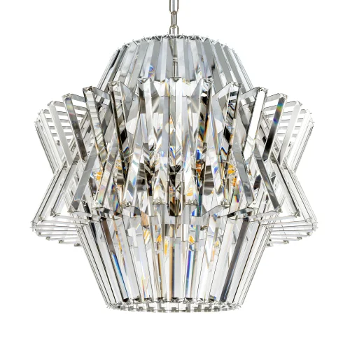 Люстра подвесная Милагро / Milagro 10578/550 LOFT IT прозрачная на 14 ламп, основание никель в стиле современный фото 5 Люстра подвесная Милагро / Milagro 10578/550 LOFT IT прозрачная на 14 ламп, основание никель в стиле современный фото 5