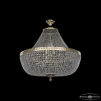 Люстра подвесная 19111/H1/90IV G C1 Bohemia Ivele Crystal прозрачная на 26 ламп, основание золотое в стиле классика sp