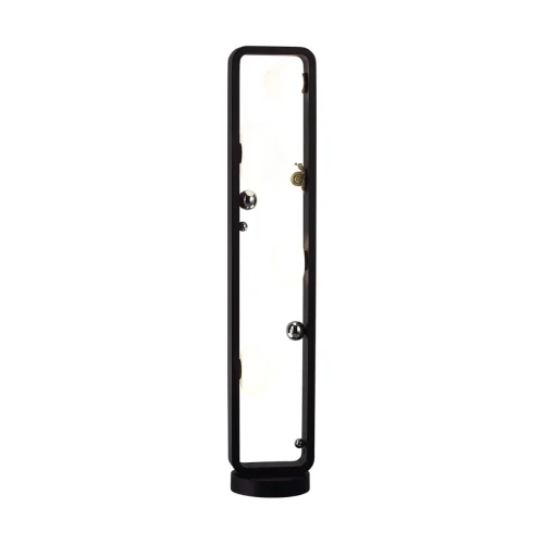 Парковый светильник Luma 5434/4FB Odeon Light уличный IP54 чёрный на 4 лампы, плафон белый в стиле флористика скандинавский современный G9 фото 4