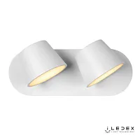 Бра LED Flexin W1118-2AS WH iLedex белый на 1 лампу, основание белое в стиле современный хай-тек 