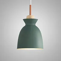Светильник подвесной OMG C Green 179781-26 ImperiumLoft зелёный 1 лампа, основание золотое в стиле современный скандинавский 