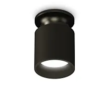 Светильник накладной Techno spot XS6302101 Ambrella light чёрный 1 лампа, основание чёрное в стиле модерн круглый