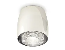 Светильник накладной Techno spot XS1143010 Ambrella light серебряный 1 лампа, основание серебряное в стиле хай-тек современный круглый