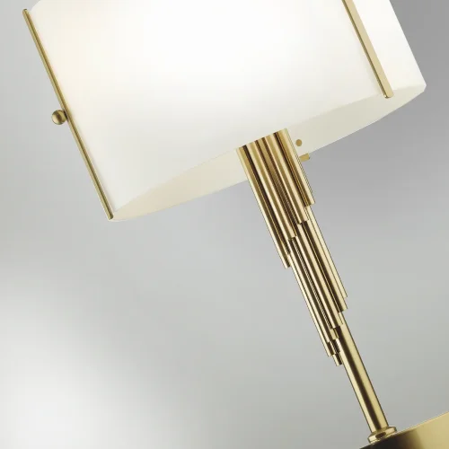 Настольная лампа Margaret 5415/2T Odeon Light белая 2 лампы, основание бронзовое металл в стиле арт-деко  фото 4