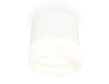 Светильник накладной XS8110001 Ambrella light белый 1 лампа, основание белое в стиле хай-тек круглый